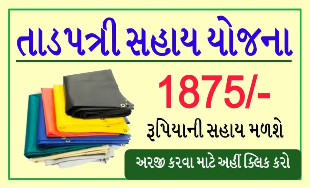 Tadpatri Sahay Yojana 2023 | તાડપત્રી સહાય યોજના