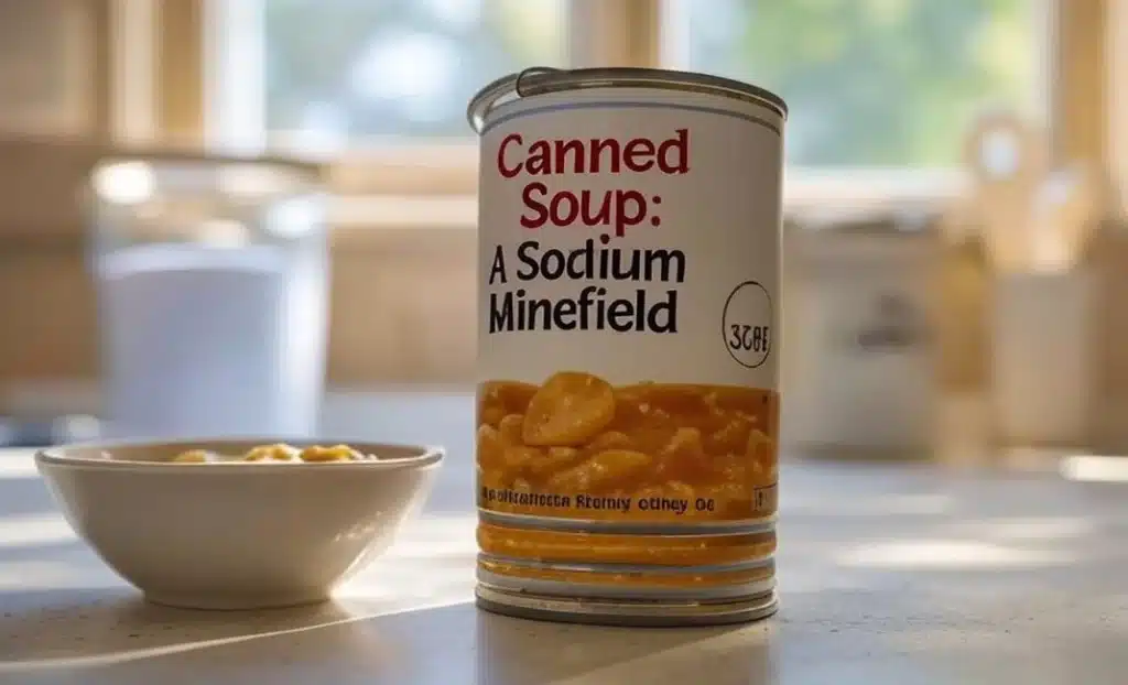 A Sodium Minefield in Canned Soup