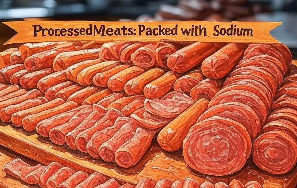 Processed Meats: High in Fat and Sodium