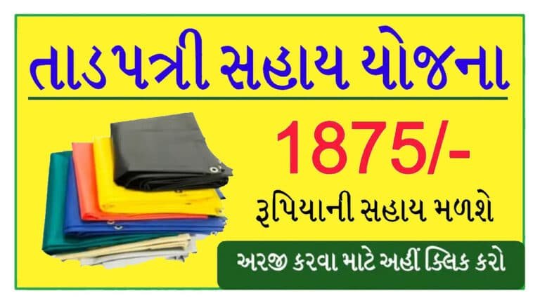 Tadpatri Sahay Yojana 2025 | તાડપત્રી સહાય યોજના